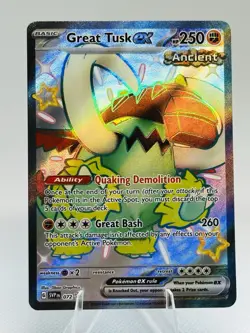Pokemon OVERSIZE JUMBO CARD | Great Tusk ex | SVP 072 Black Star Promo Paldean - Image 1