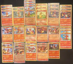 Pokemon Tcg Charmander Card Lot (36) XY SM SWSH SV - Holo/Reverse Holos Many Set - Image 1
