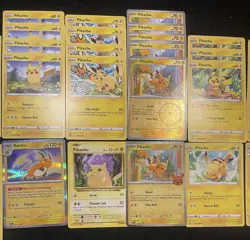 Pokemon Tcg Pikachu Card Lot (32) + Raichu - XY SWSH SV - Reverse Holo / Holo - - Image 3