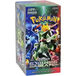 Pokemon Card Scarlet&Violet Triplet Beat Booster Box sv1a Korean ver - Image 1