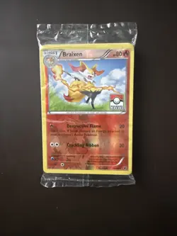 REVERSE HOLO Pokemon TCG Card XY Fates Collide Braixen 12/124 sealed pack x 20 - Image 1
