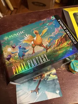 Chocobo Bundle Tokens Click Wheel Track Foil Land Cards & Box MTG Final Fantasy - Image 4