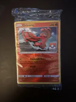 Pokemon TCG Oricorio 14/145 league promo Reverse Holo Card x 40 cards SEALED!! - Image 1
