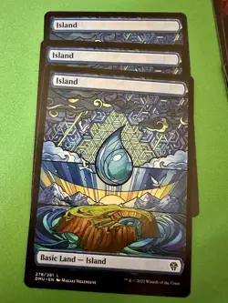 3X Island 278 Showcase Stained Glass Regular - MTG DMU - M/NM Unplayed FAST2SHIP - Image 1