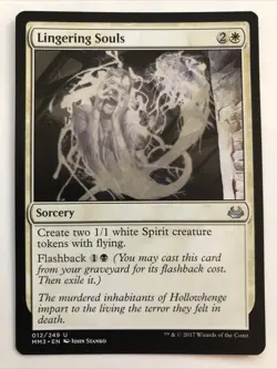 MTG Modern Masters 2017 Lingering Souls 012/249 LP - Image 1