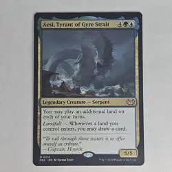 Magic MTG-Aesi, Tyrant of Gyre Strait Duskmourn: House of Horror DSC M #210 - Image 1