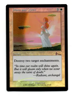 MTG Peace and Quiet X1 Urza's Legacy edition Foil uncommon - Image 1