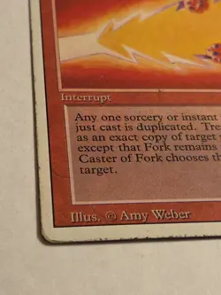 Fork X1 3ED MTG Revised HP SEE PICTURES - Image 2