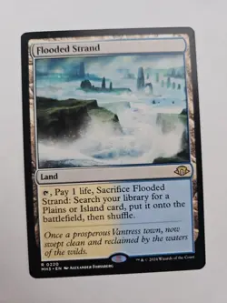 Flooded Strand Modern Horizons 3, Magic the Gathering, Near Mint Condition - Image 1