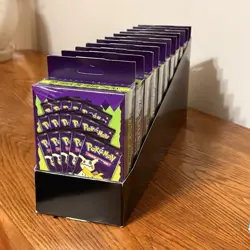 Pokemon Trick or Trade Complete Retail Display 2025 Sealed 11 Hanger Boxes - Image 1