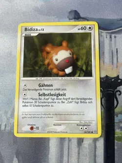 Pokemon Karte Bidiza Lv.13 54/100 Sturmtief Deutsch - Image 1