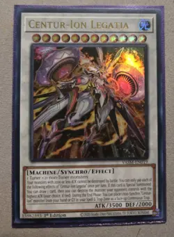 Yugioh Center-Ion Legatia VASM-EN019 Ultra Rare 1st Ed NM - Image 1