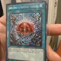 Yugioh Sinful Spoils Of Subversion - Snake-Eye MP24-EN104 Secret Rare 1st - Image 1