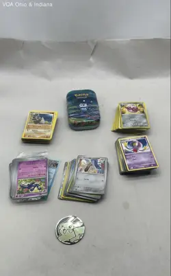 Lot Of Pokemon TGC Cards + Sinnoh Stars Mini Tin - Image 1