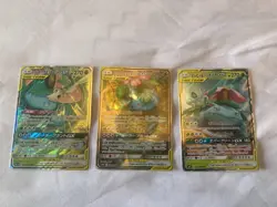 Pokemon Card Japanese Venusaur GX Holo Tag Team 3 Card Lot - Image 1