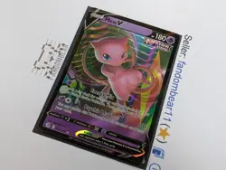 2021 Mew V Ultra Rare 113/264 Sword & Shield Fusion Strike Pokemon card NM/LP - Image 4