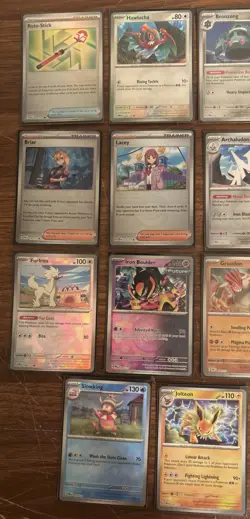 POKEMON TCG Prismatic Evolutions Lot Of 15 POKE BALL Reverse Holo Cards - Image 2