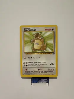 Pokemon TCG Kangaskhan Jungle Card 21/64 Unlimited Rare, Non-Holo, WOTC LP - Image 1