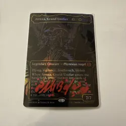 Blood Splatter Signed By Artist Atraxa, Grand Unifier (Oil Slick Raised Foil) NM - Image 1
