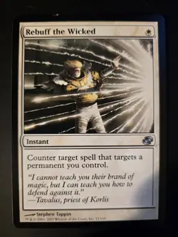 Rebuff the Wicked LP Planar Chaos MTG FREE SHIPPING - Image 1