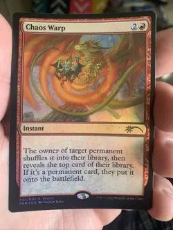Chaos Warp (Play Draft) Promo: General Foil MTG Magic English - Image 1