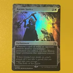Karmic Justice | Foil | R | 7 | Wilds of Eldraine: Enchanting Tales | MTG - Image 1