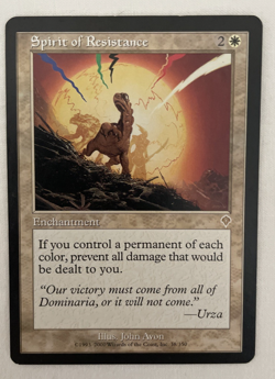 1x Spirit of Resistance Invasion MTG Magic the Gathering LP - Image 1