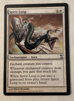 1x Spirit Loop Time Spiral MTG Magic the Gathering LP - Image 1