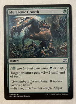 1x Mutagenic Growth Modern Masters 2015 MTG Magic the Gathering NM - Image 1