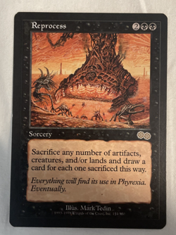 1x Reprocess Urza's Saga MTG Magic the Gathering NM - Image 1