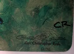 MTG Black Lotus Playmat Art By Christopher Rush From The Rush Family # 12/30 BRS - Image 2