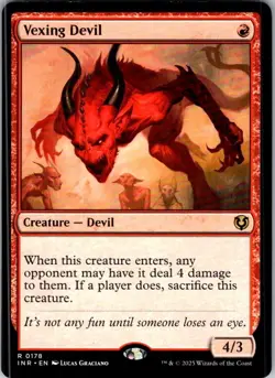 Magic | INR | Vexing Devil | 178 | Normal | NM - Image 1