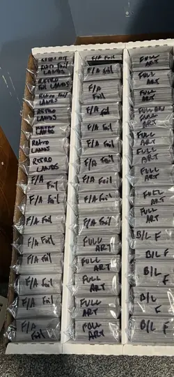 Collection Lot 500 FULL ART FOIL Lands Magic The Gathering *ALL NM * - Image 1