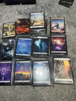 Collection Lot 500 FULL ART FOIL Lands Magic The Gathering *ALL NM * - Image 5