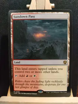 Sundown Pass - Innistrad Remastered - NM (see pics) - Rare - MTG - Image 1
