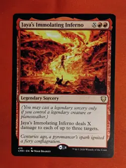 MTG Jaya's Immolating Inferno #415 Rare Commander Legends - Unplayed Mint+ - Image 1