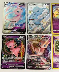 Mew Card Lot x8 Pokemon TCG - Fusion Strike Evolutions Unbroken Bonds - Image 2