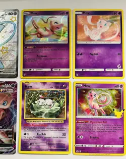 Mew Card Lot x8 Pokemon TCG - Fusion Strike Evolutions Unbroken Bonds - Image 3