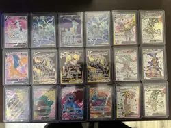 Pokemon Top loader Lot 37 Cards Nm - Image 1