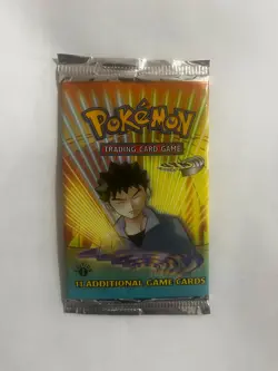 Pokemon Heavy 21.50g+ 1st Edition Gym Heroes Booster Pack FACTORY SEALED WOTC - Image 2