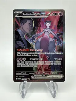 Team Rocket’s Mewtwo ex Destined Rivals SIR 231/182 Pokemon TCG - Image 1