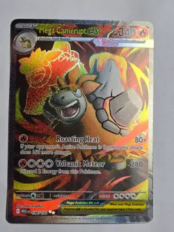 Mega Camerupt ex 156/132 Ultra Rare Mega Evolution Pokemon NM - Image 1