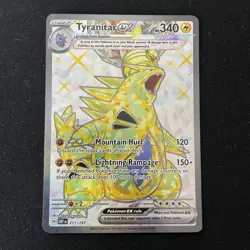 Tyranitar ex 211/197 - Scarlet & Violet Obsidian Flames - Pokemon TCG - Image 1