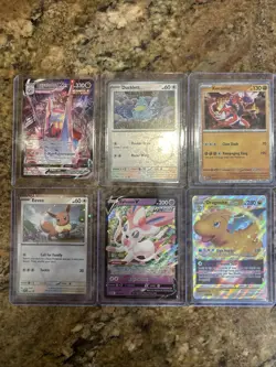 Pokemon Set Of Six Holograms - Image 1