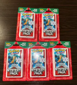 5x Pack Lot Pokemon Mystery Pack Holiday Vintage Crystal Guardians Seeded 1:10 - Image 1