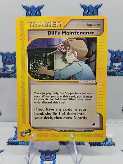 Bill's Maintenance 137/165 Pokemon Expedition MP - Image 1