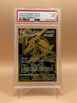 PSA 9 Rayquaza VMAX TG29/TG30 SW&SH Pokemon TCG Silver Tempest MINT 9 - Image 1