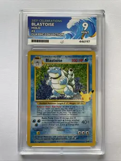 Pokemon Celebrations Blastoise, Charizard & Venusaur Holo Sequential ACE 9 Set - Image 3
