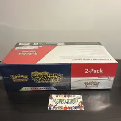 Pokemon Surging Sparks ETB + Booster Bundle Costco 2-pack Sealed - Image 5