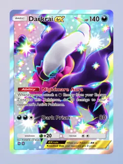 Pokemon Tcg Pocket Trade 2 Shiny Star Darkrai ex (Read description) - Image 1